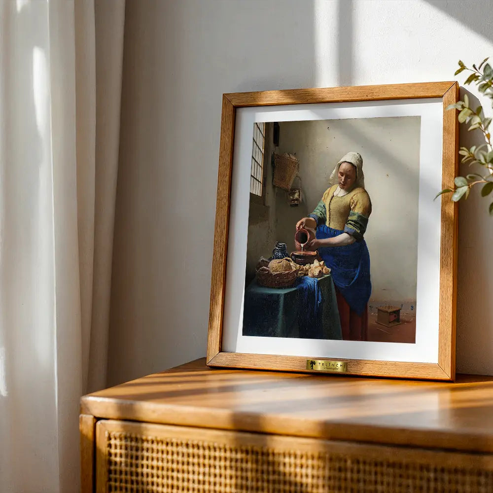 The Milkmaid by Johannes Vermeer