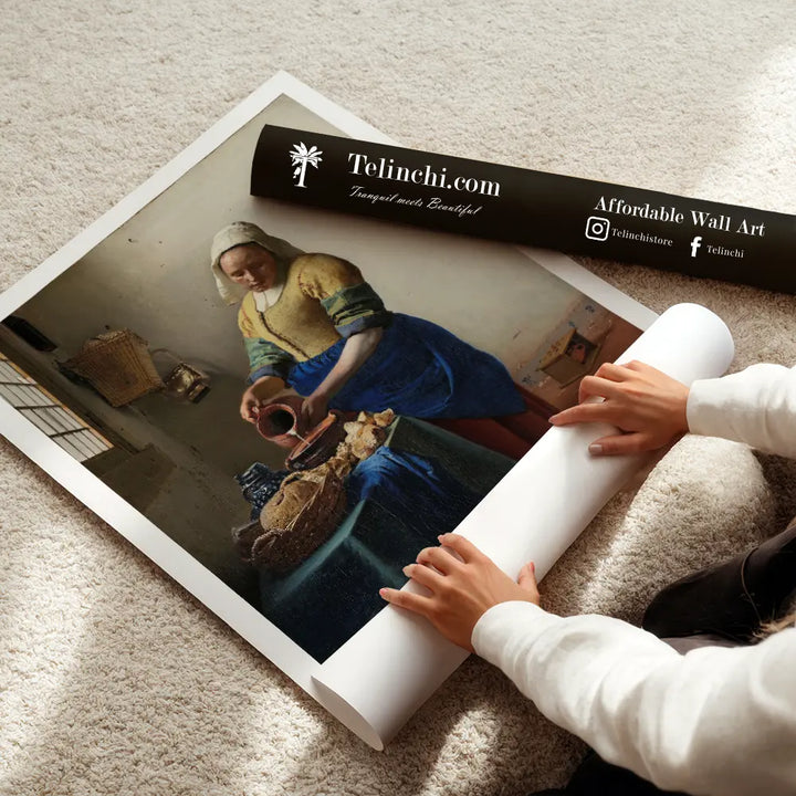 The Milkmaid by Johannes Vermeer