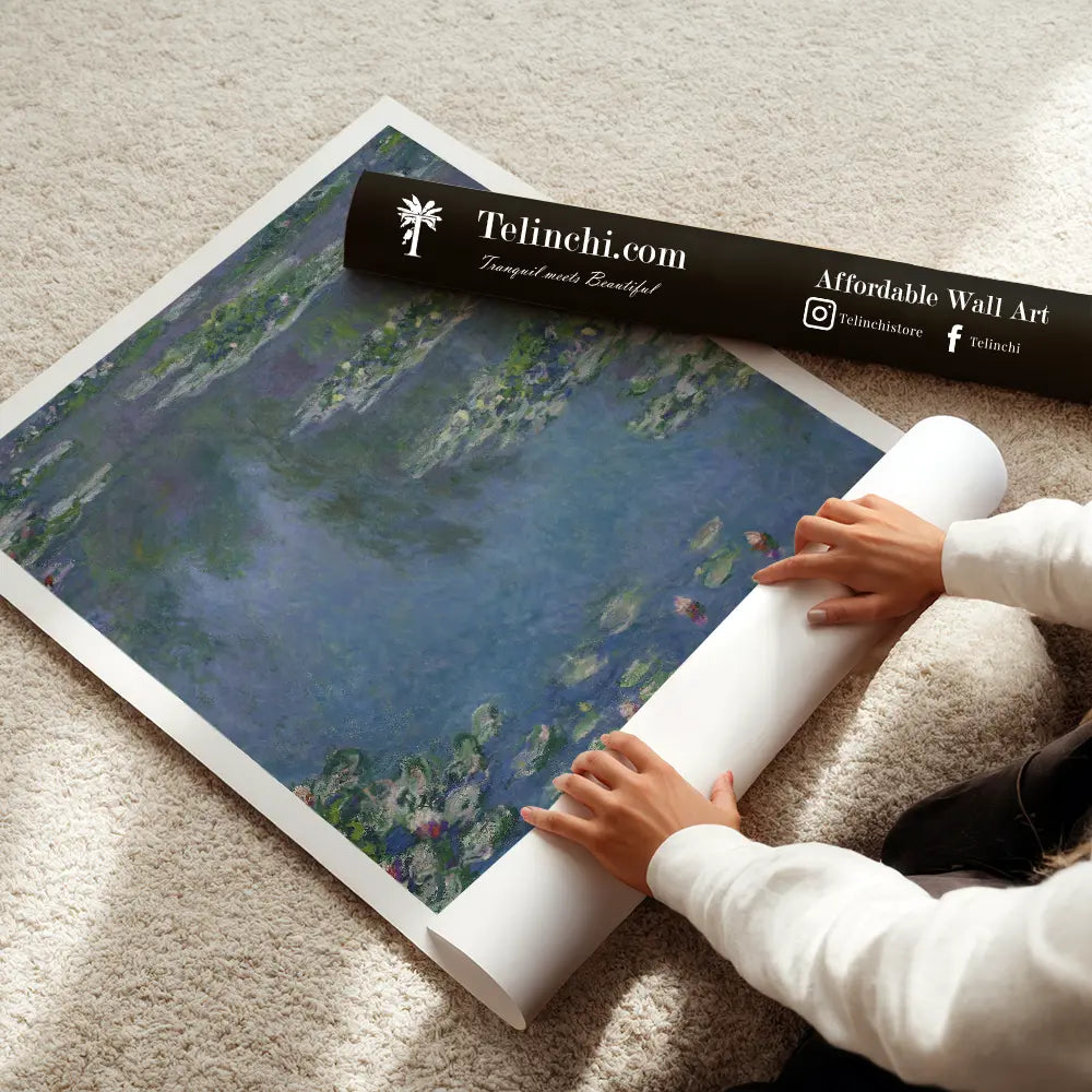 Water Lilies by, Claude Monet Popular Painting