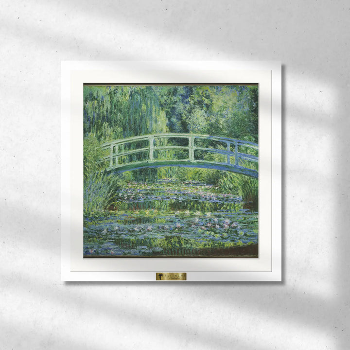 The Japanese Bridge by, Claude Monet Painting