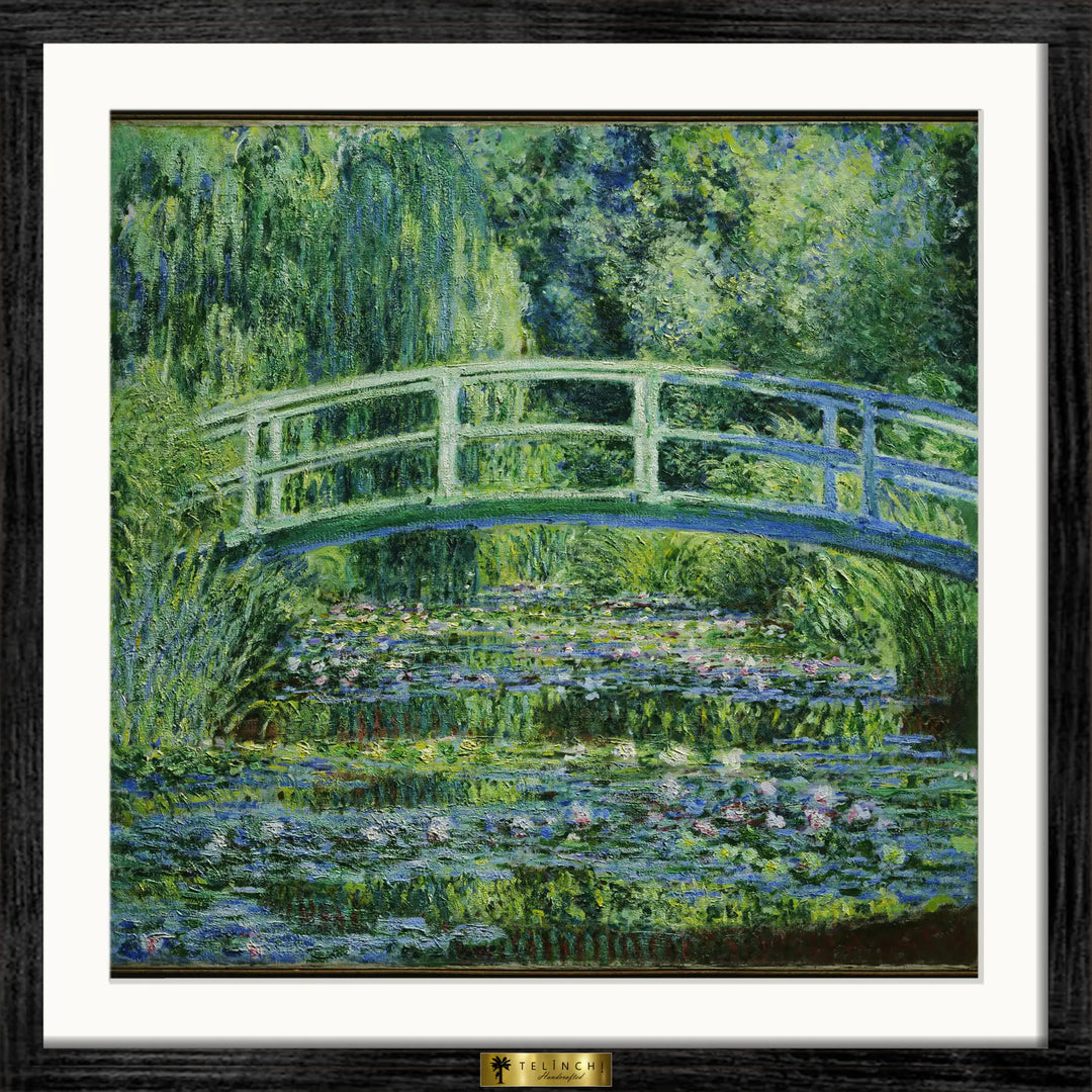 The Japanese Bridge by, Claude Monet Painting