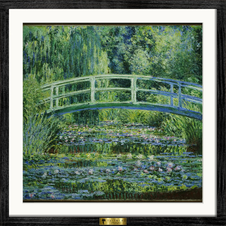 The Japanese Bridge by, Claude Monet Painting