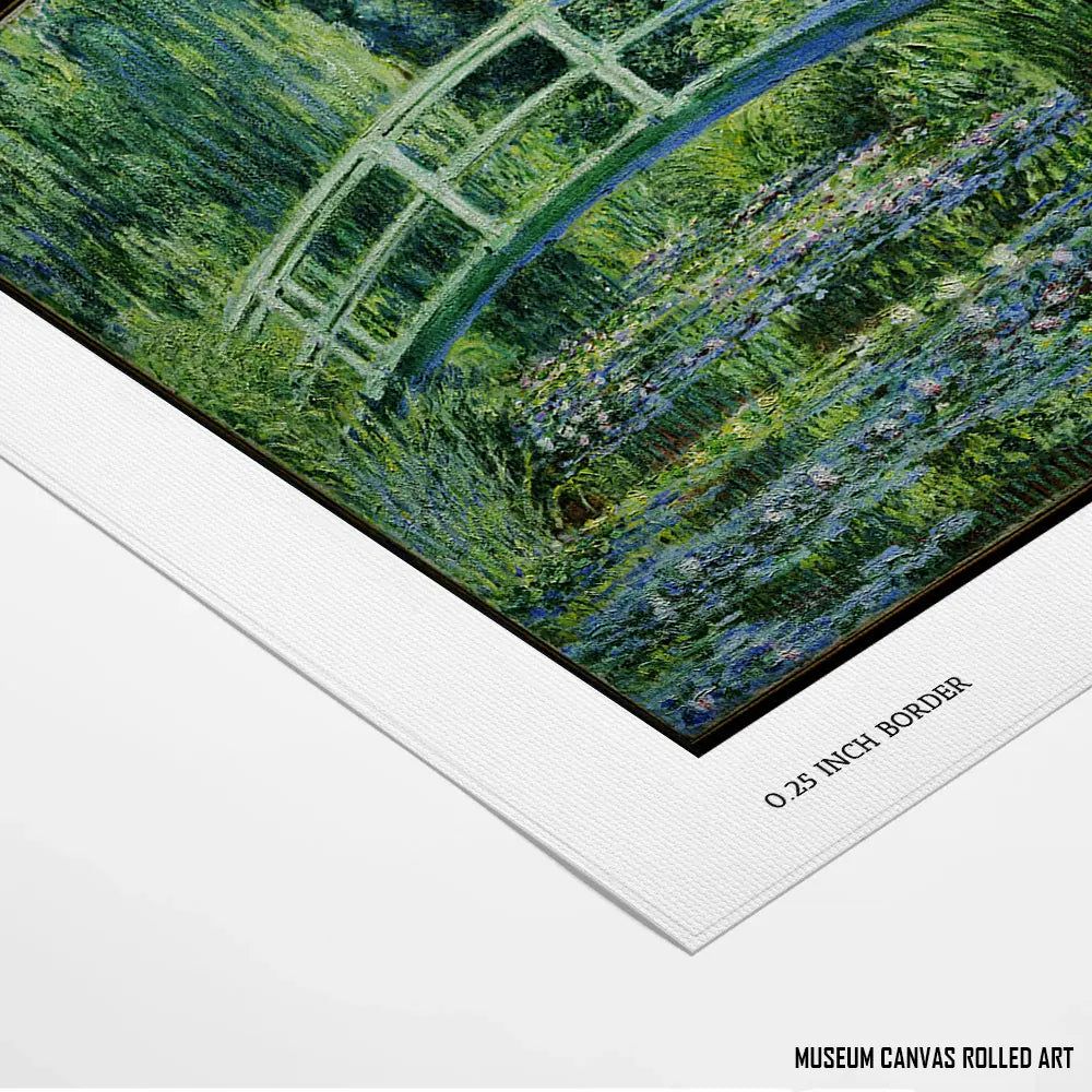 The Japanese Bridge by, Claude Monet Painting