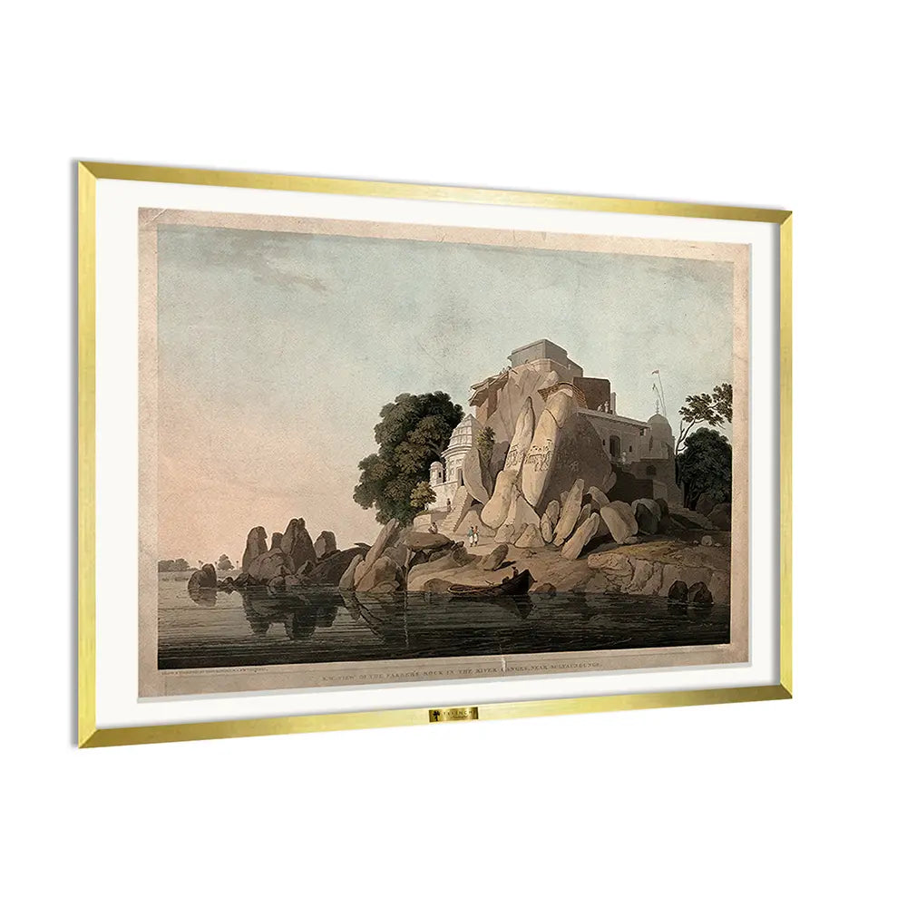 Eastern Gate of the Jummah Musjid at Delhi by Thomas Daniell