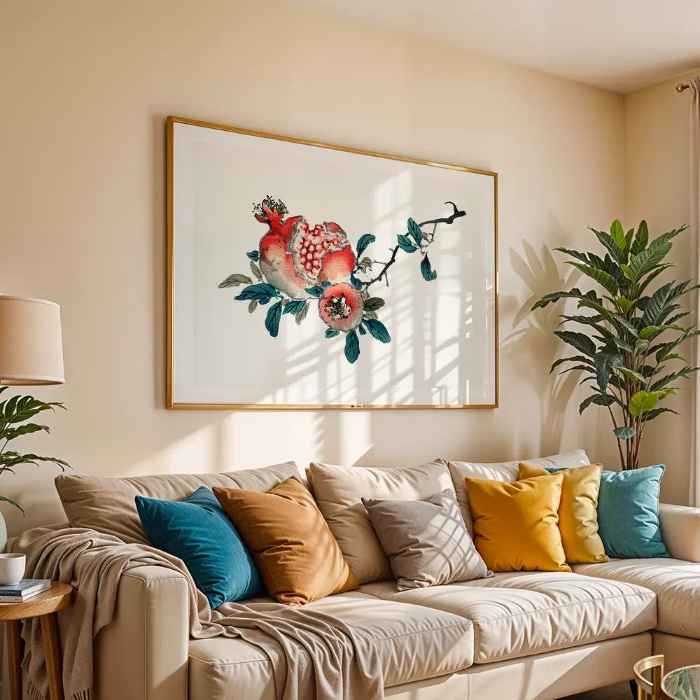 Lush Pomegranate Branch