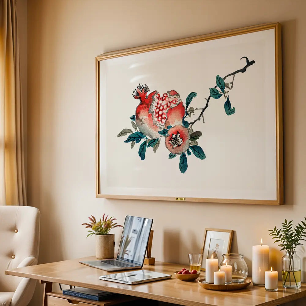 Lush Pomegranate Branch