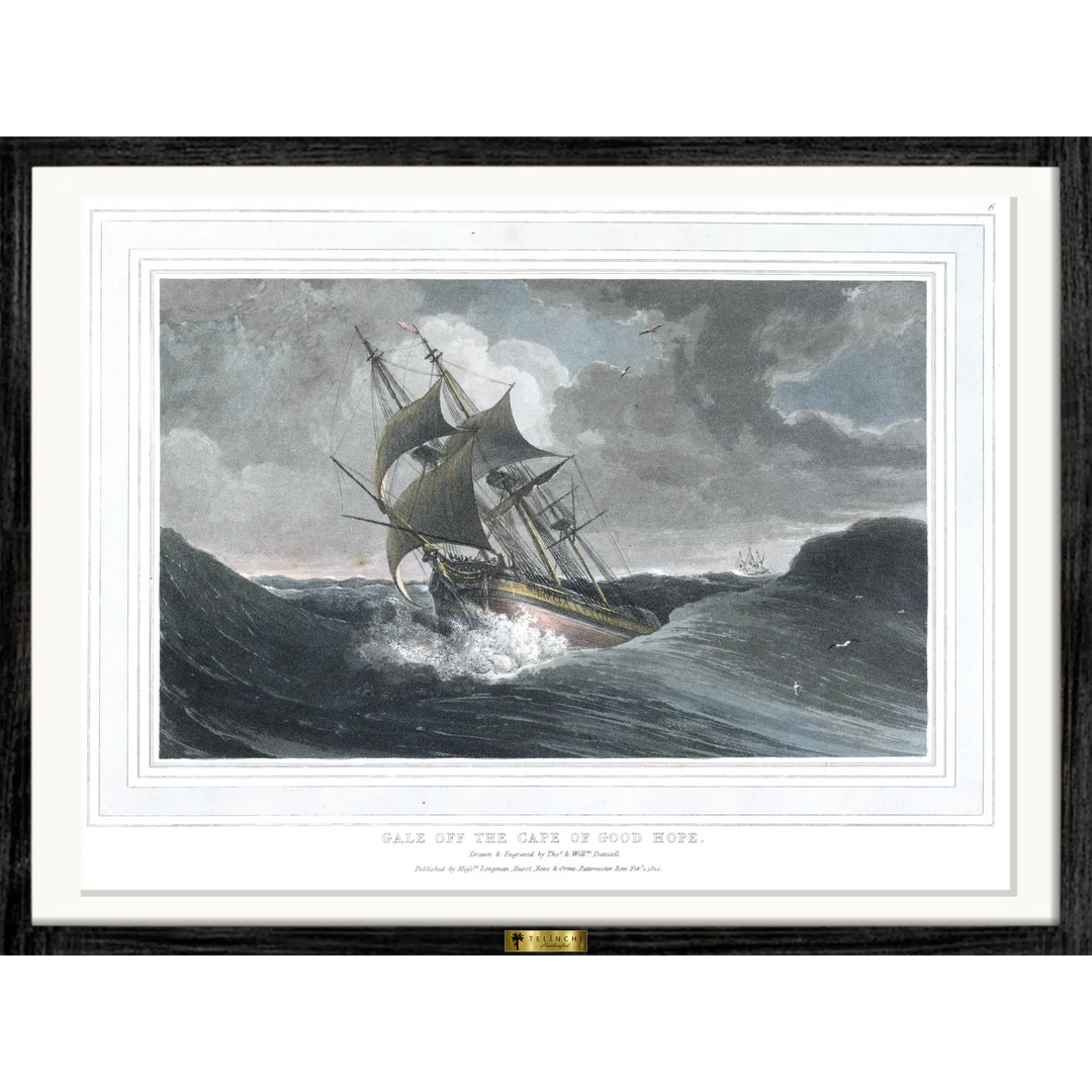 Gale off the Cape of Good Hope by Thomas Daniell