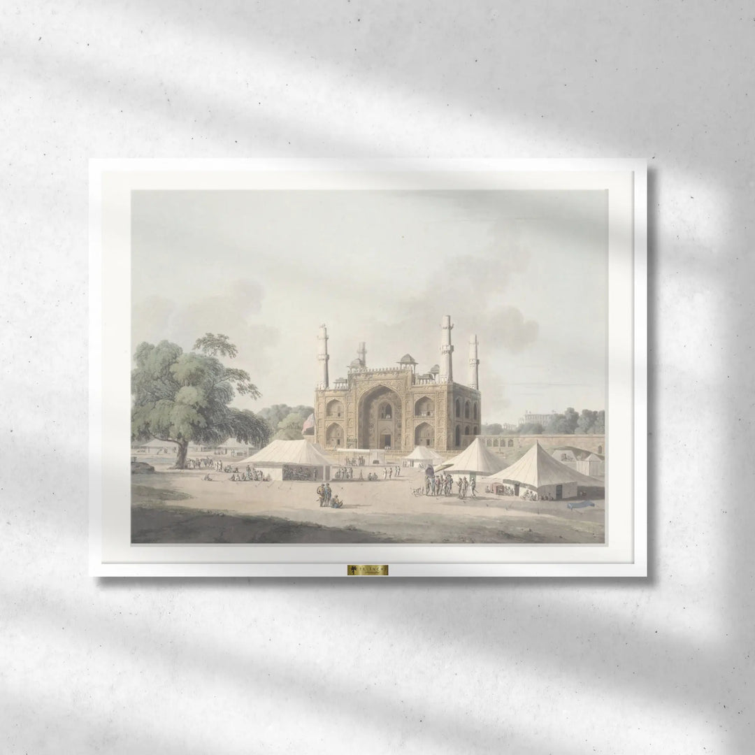 Tomb of Akbar, Secundra by Thomas Daniell