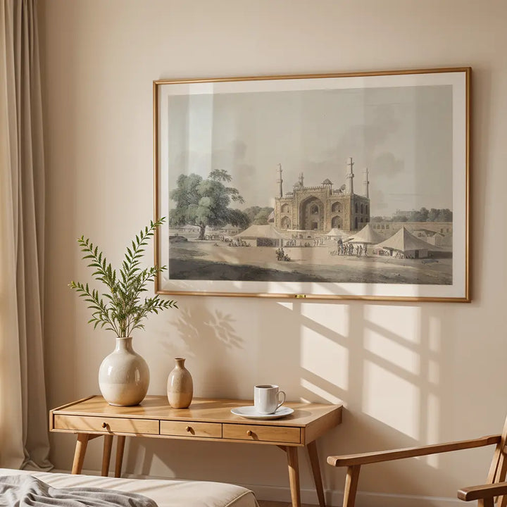 Tomb of Akbar, Secundra by Thomas Daniell