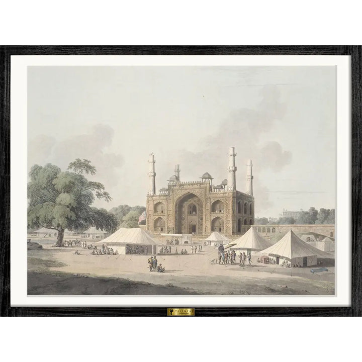 Tomb of Akbar, Secundra by Thomas Daniell