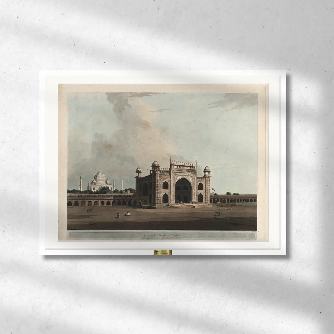 The Taj Mahal, Agra by Thomas Daniell