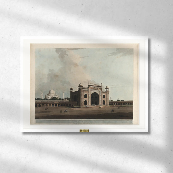 The Taj Mahal, Agra by Thomas Daniell