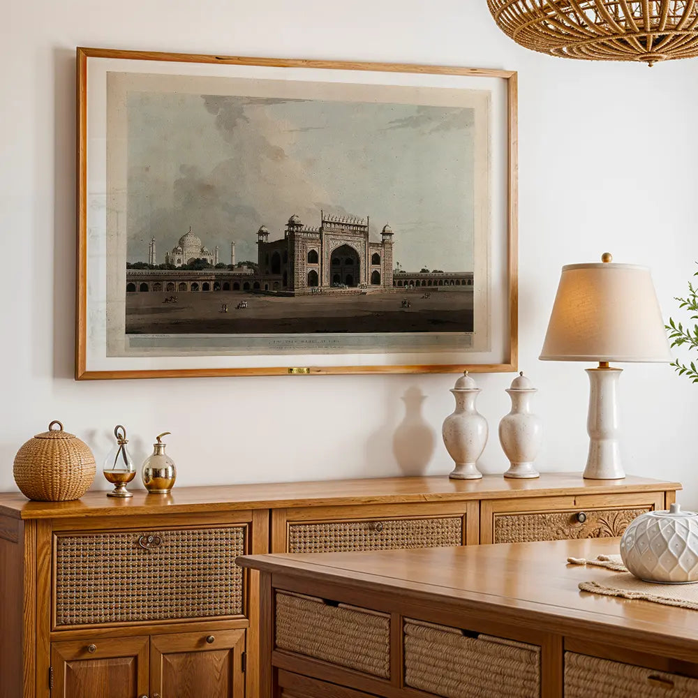 The Taj Mahal, Agra by Thomas Daniell