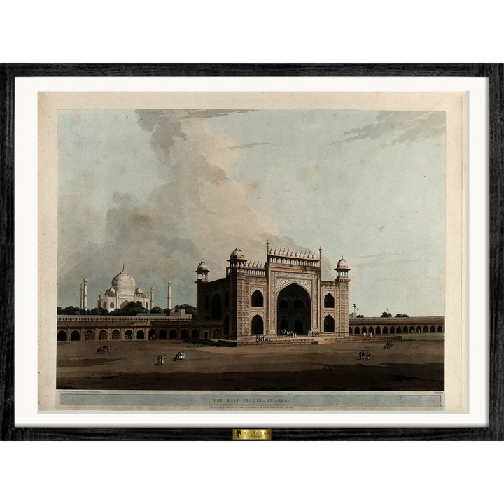 The Taj Mahal, Agra by Thomas Daniell