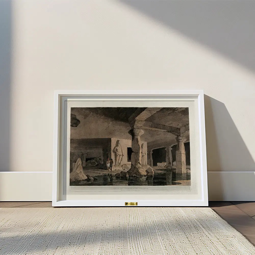 Part of the Interior of the Caves of the Elephanta by Thomas Daniell