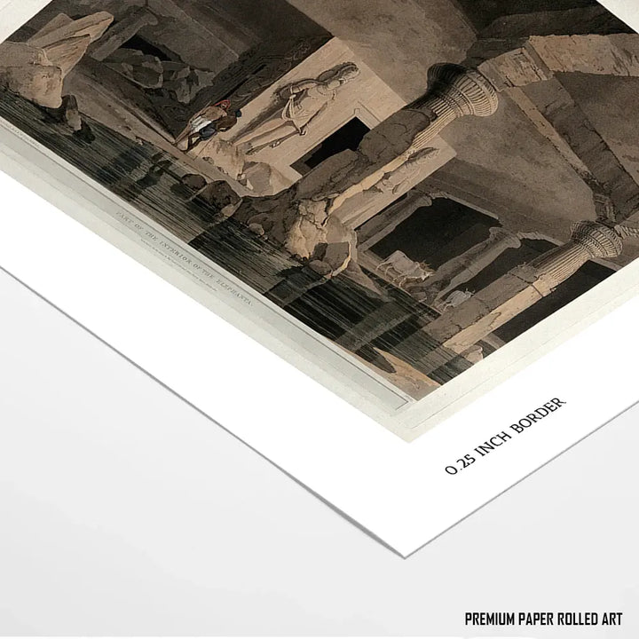 Part of the Interior of the Caves of the Elephanta by Thomas Daniell