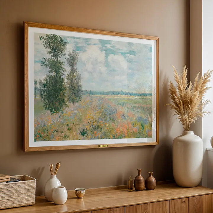 Poppy Field by, Claude Monet Art Painting