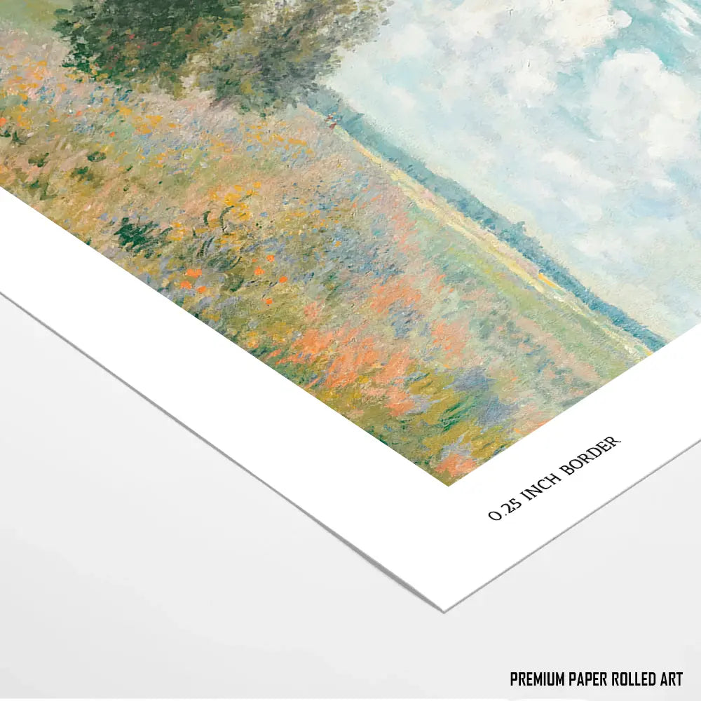 Poppy Field by, Claude Monet Art Painting