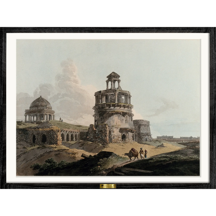 Ruins of a Firoz Shah Kotla, Delhi by William Daniell