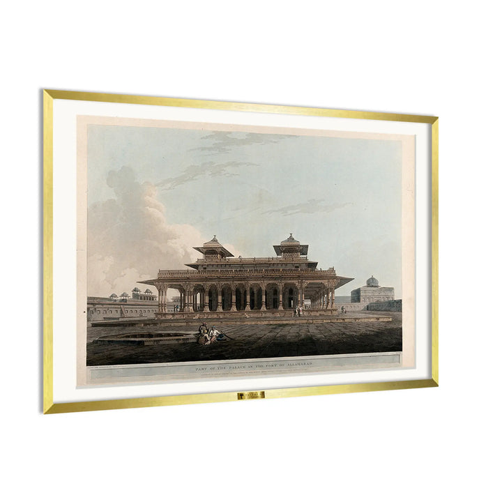 Part of the Palace in the Fort of Allahabad by Thomas Daniell