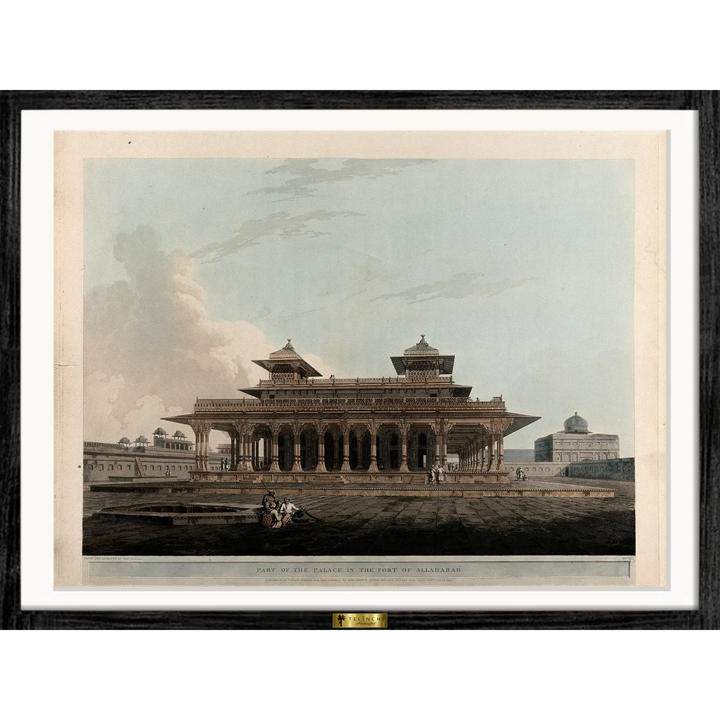 Part of the Palace in the Fort of Allahabad by Thomas Daniell