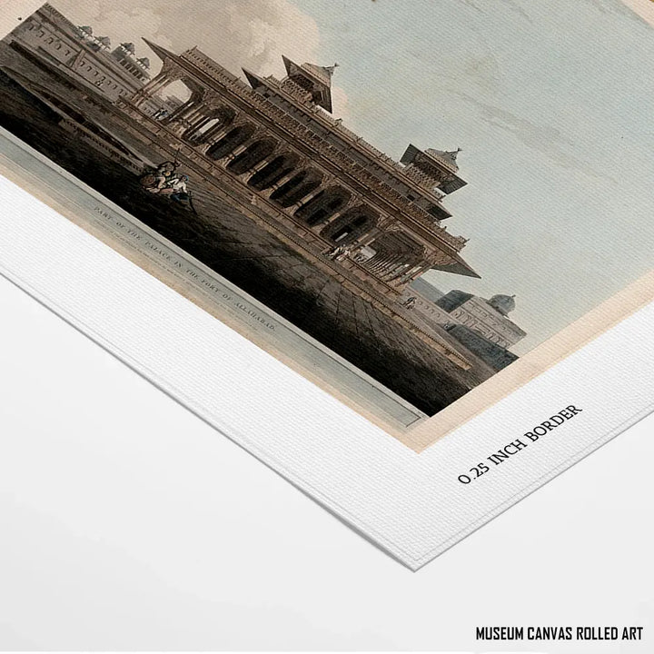 Part of the Palace in the Fort of Allahabad by Thomas Daniell