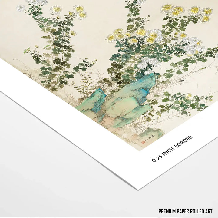 Chrysanthemums by Yamamoto Baiitsu