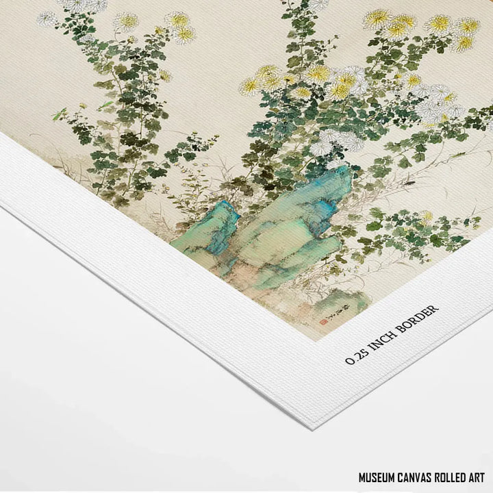 Chrysanthemums by Yamamoto Baiitsu