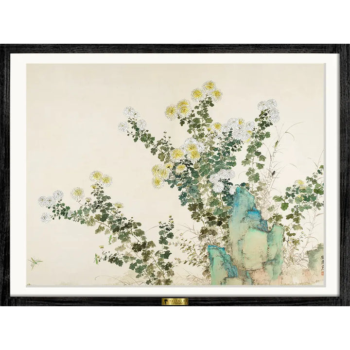 Chrysanthemums by Yamamoto Baiitsu