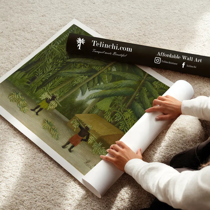 Banana Harvest by Henri Rousseau