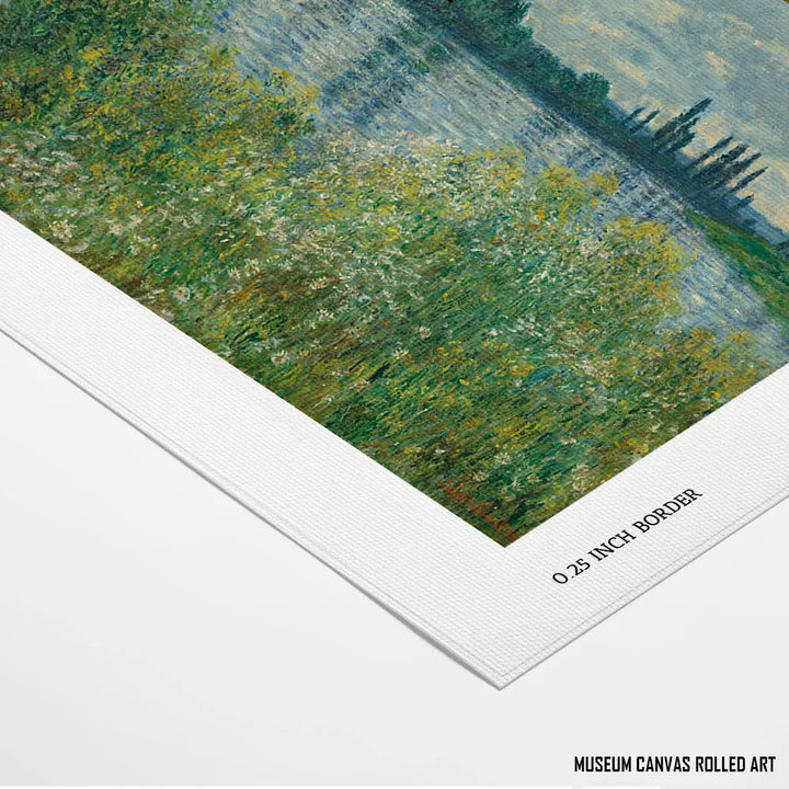Banks of the Seine, Vétheuil by, Claude Monet Popular Painting