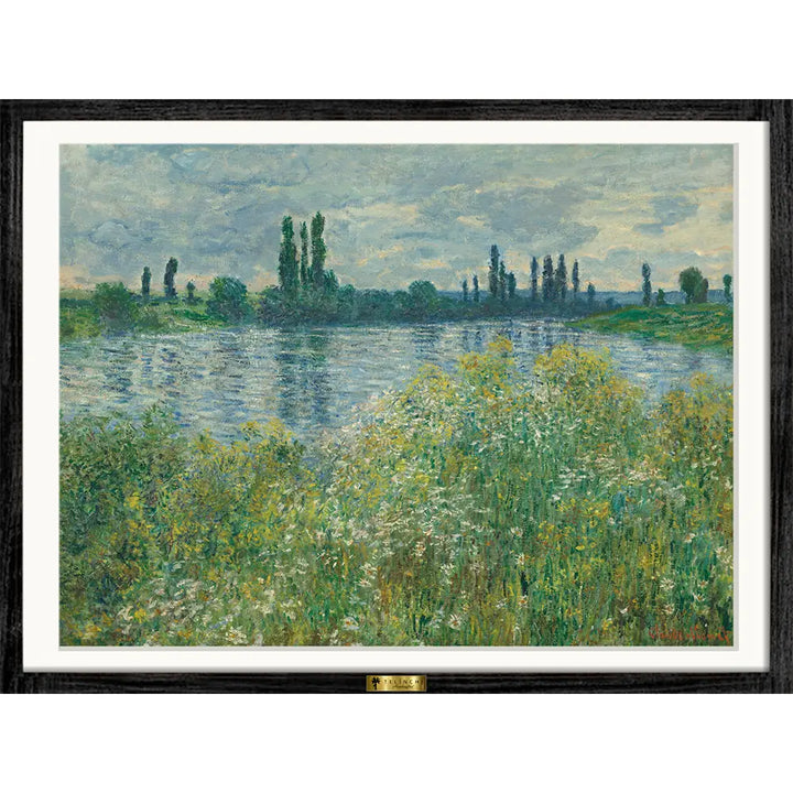 Banks of the Seine, Vétheuil by, Claude Monet Popular Painting
