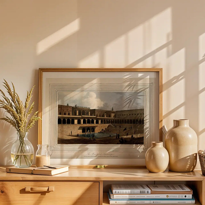 The Baolee at Ramnagur by William Daniell