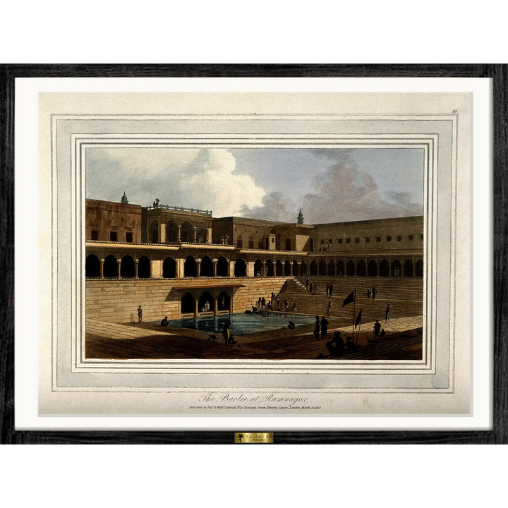 The Baolee at Ramnagur by William Daniell