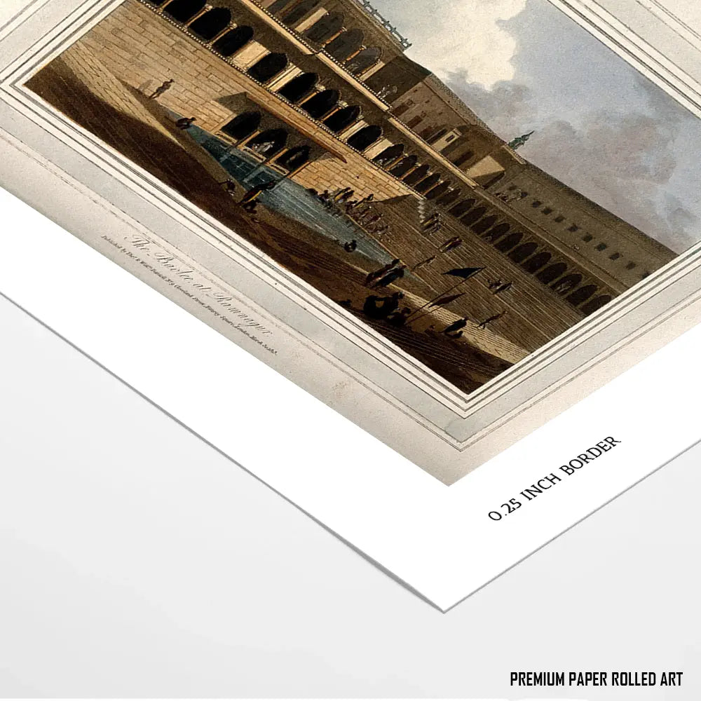 The Baolee at Ramnagur by William Daniell