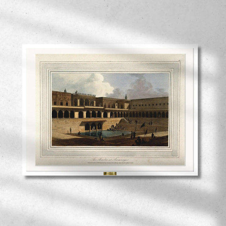 The Baolee at Ramnagur by William Daniell