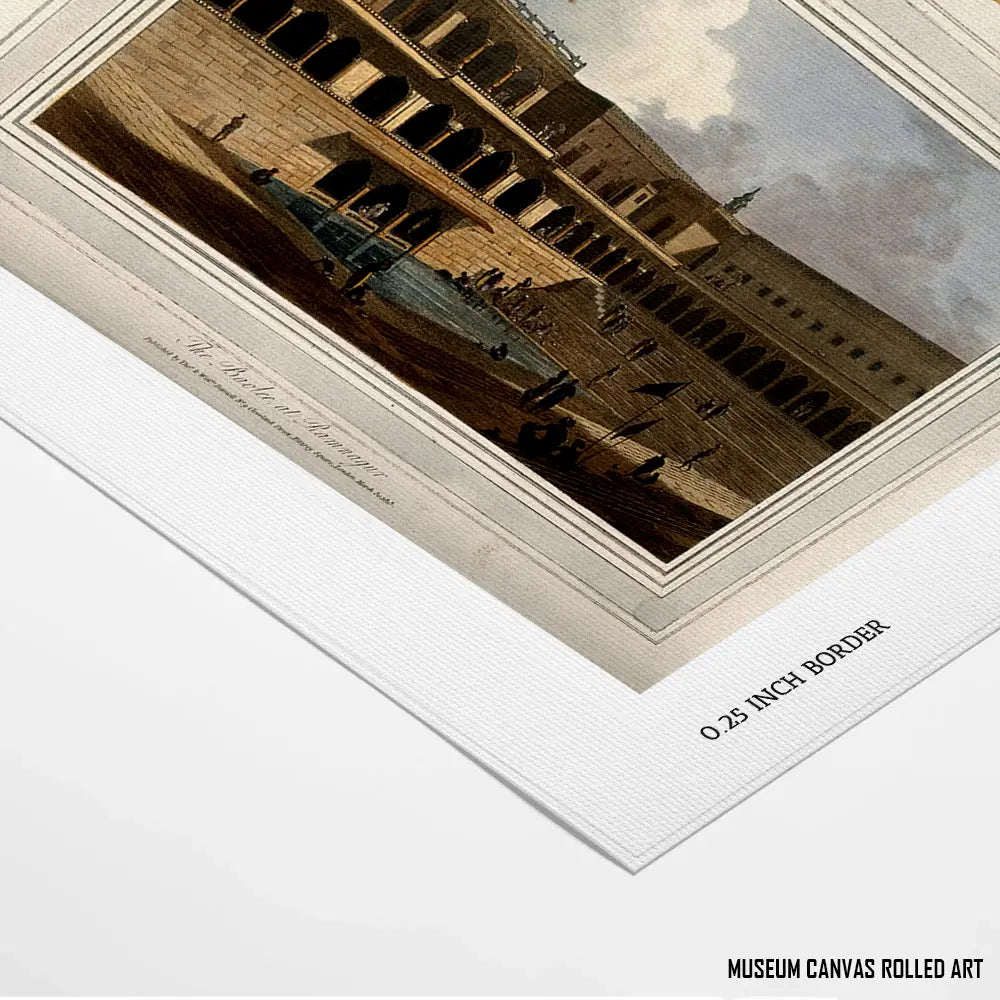 The Baolee at Ramnagur by William Daniell