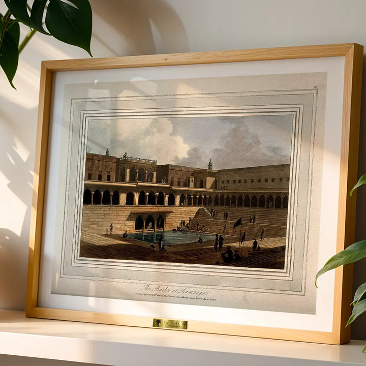 The Baolee at Ramnagur by William Daniell