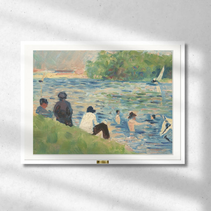 Bathers at Asnières by Georges Seurat