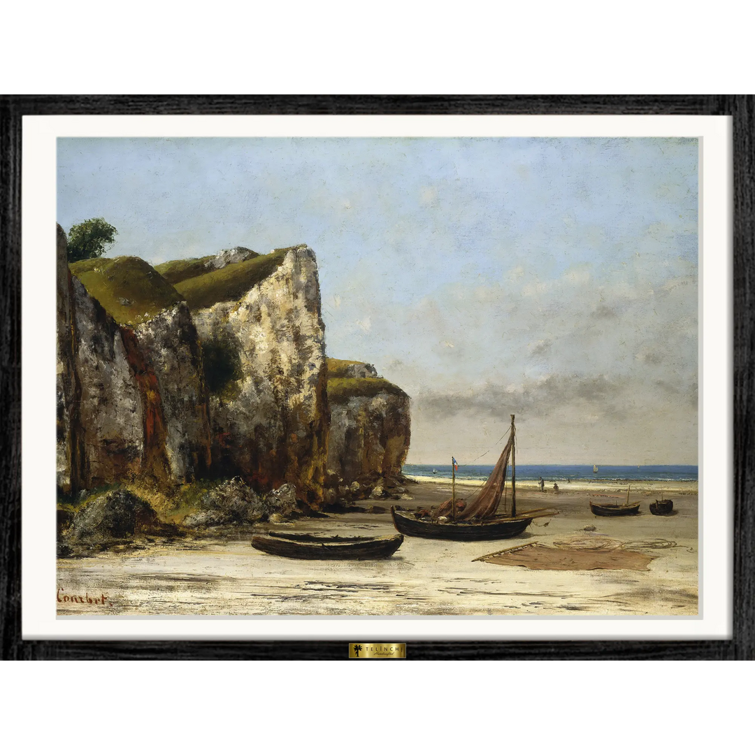 Beach in Normandy by Gustave Courbet