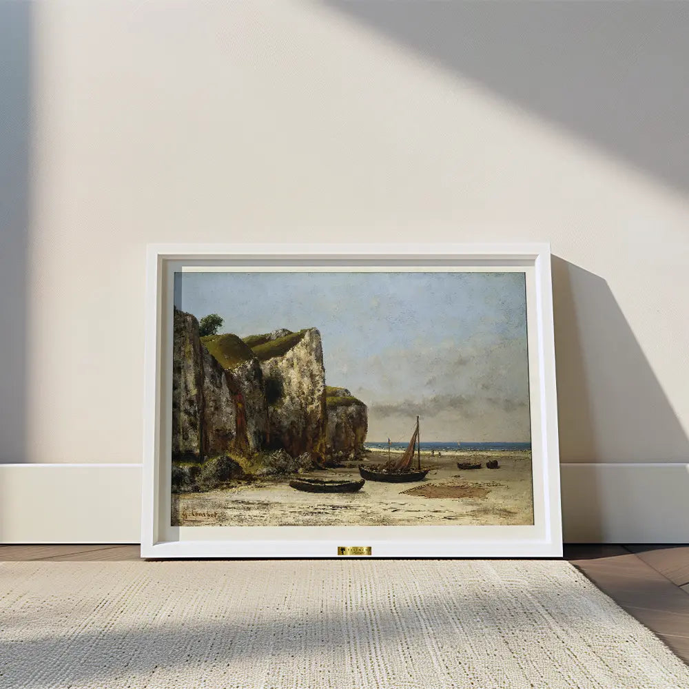 Beach in Normandy by Gustave Courbet