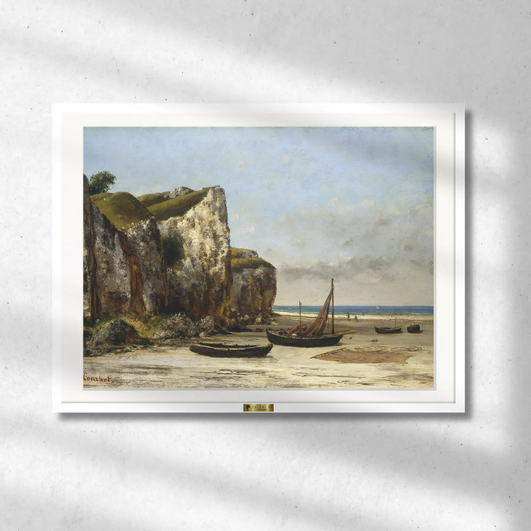Beach in Normandy by Gustave Courbet