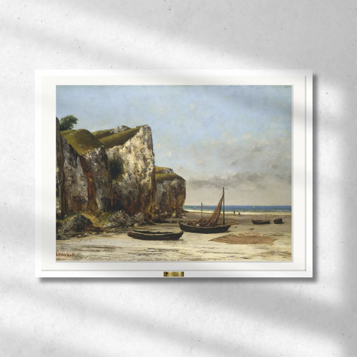 Beach in Normandy by Gustave Courbet