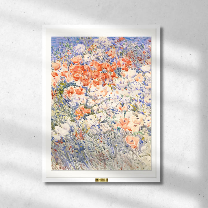 Poppies in a Field by, Claude Monet Painting