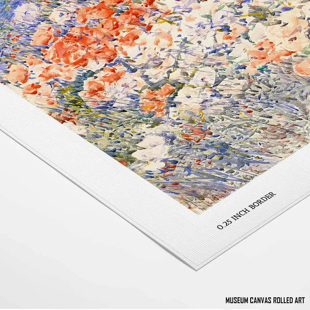 Poppies in a Field by, Claude Monet Painting