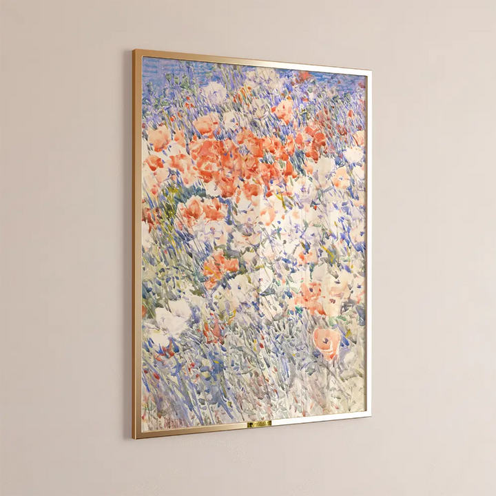 Poppies in a Field by, Claude Monet Painting