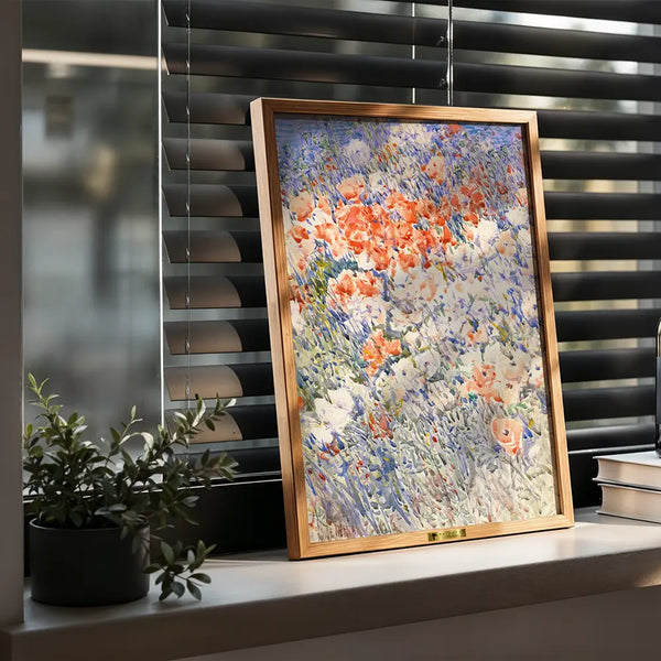 Poppies in a Field by, Claude Monet Painting