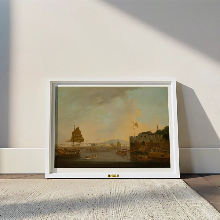 The European Factories and Dutch Folly Fort by George Chinnery