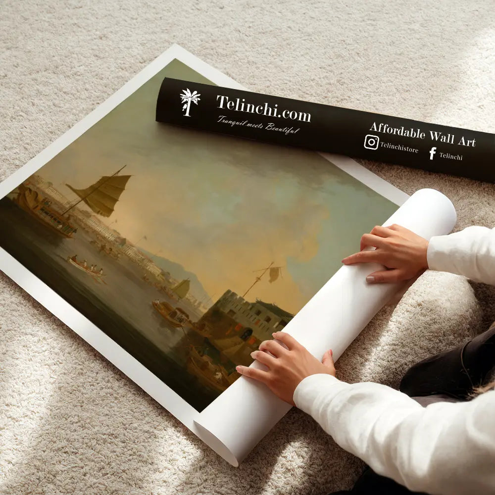 The European Factories and Dutch Folly Fort by George Chinnery