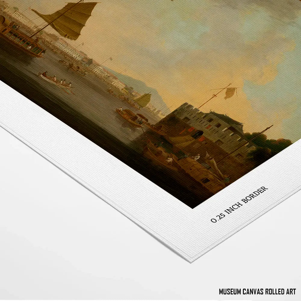 The European Factories and Dutch Folly Fort by George Chinnery